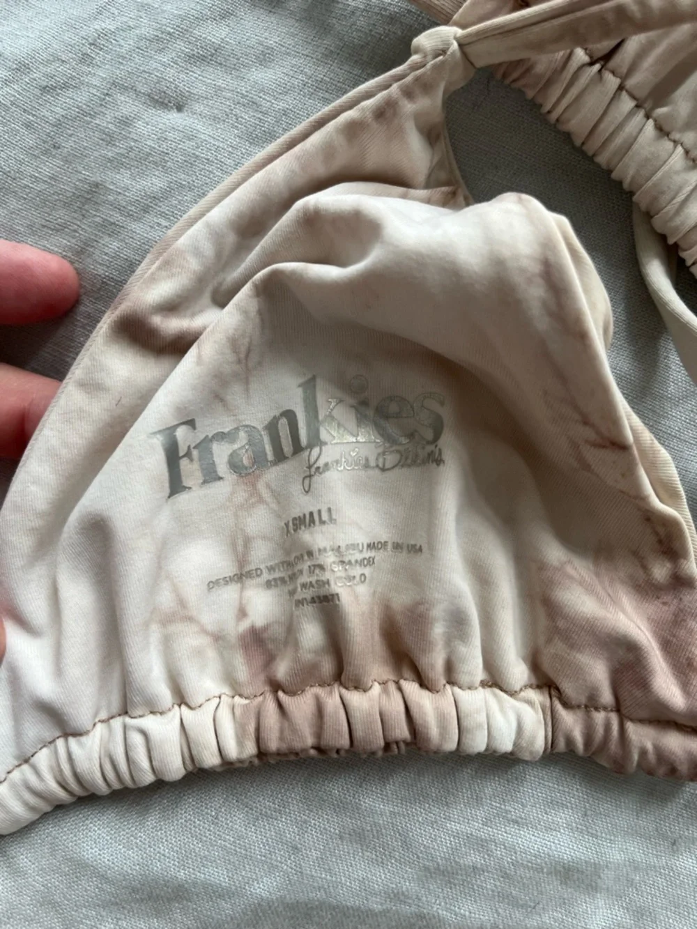 Frankie’s Bikinis tie dye set